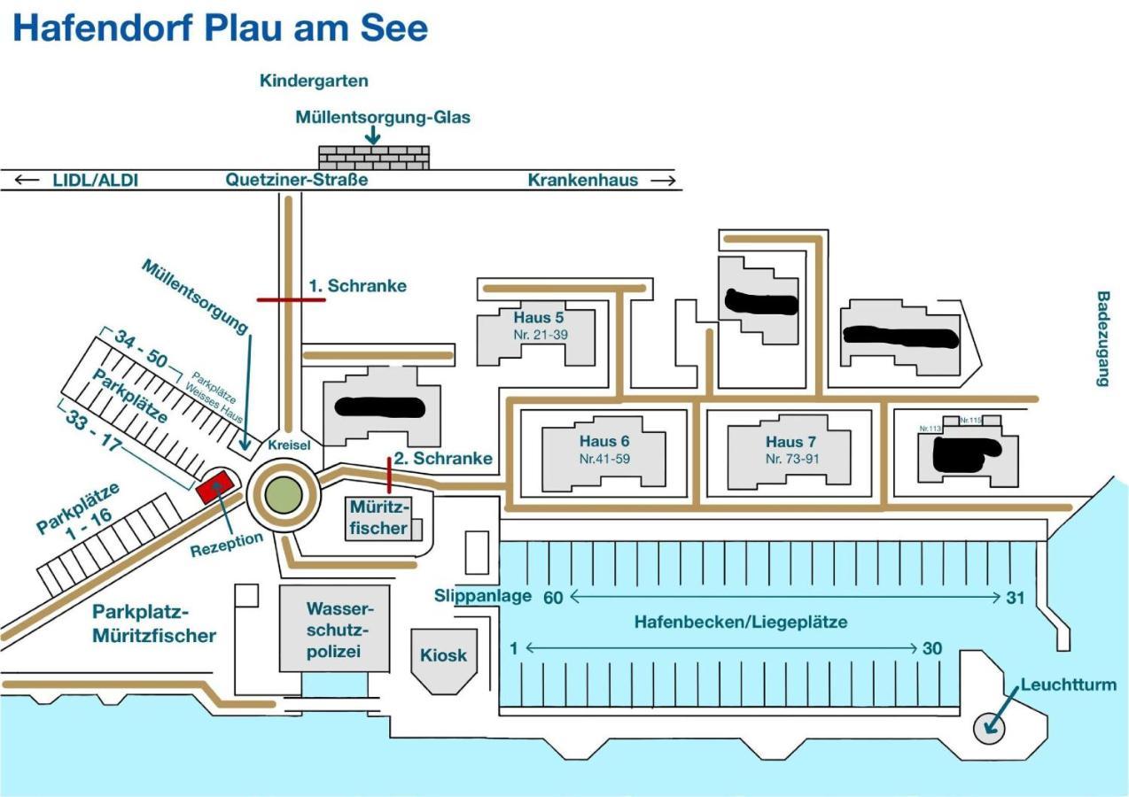 2 Zimmerapartment Nr45 P6A2 Plau am See Eksteriør bilde